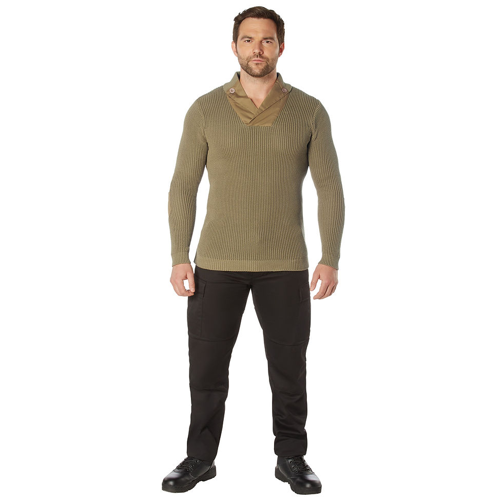 Thumbnail: Rothco WWII Vintage Mechanics Sweater - Khaki