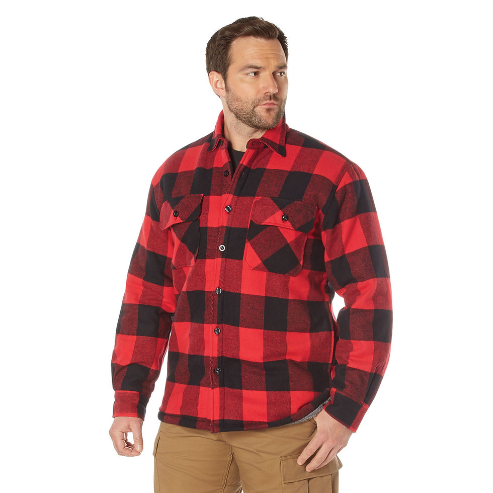 Thumbnail: Rothco Womens Plaid Flannel Shirt 6 oz Mid-Weight Cotton