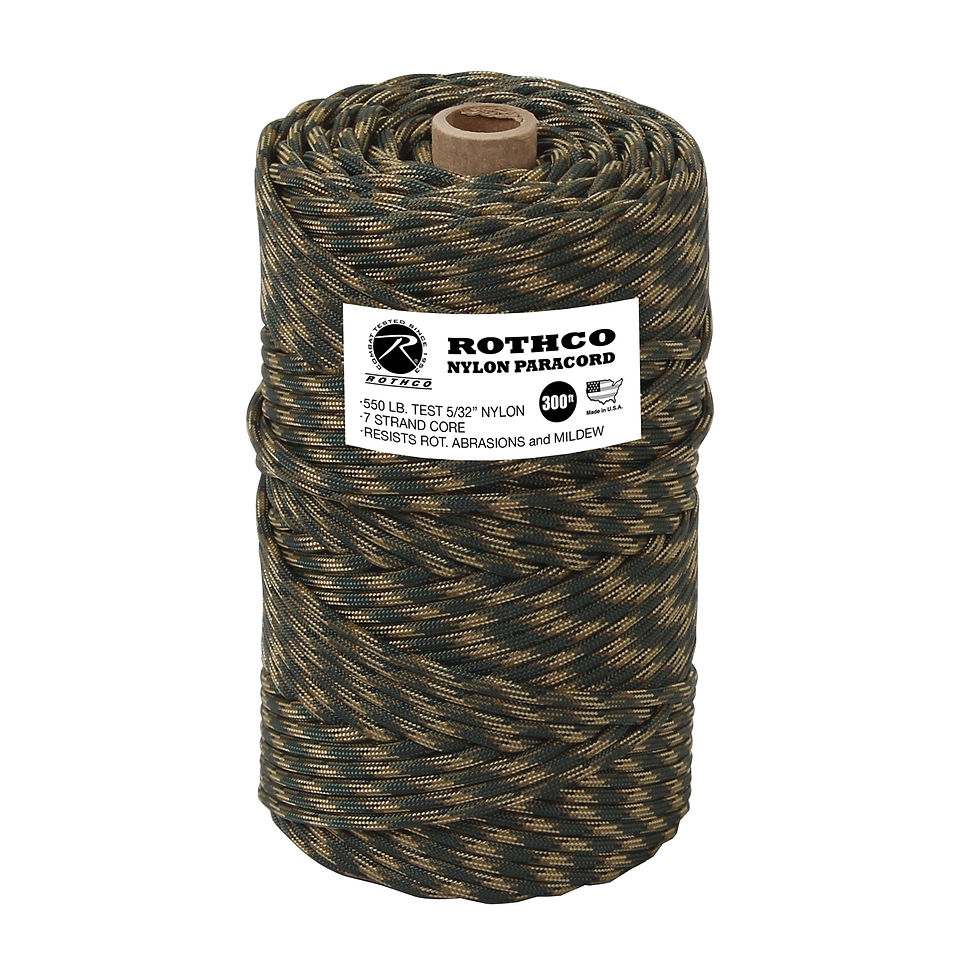 Thumbnail: Rothco Nylon Paracord 550lb 300 Ft Tube