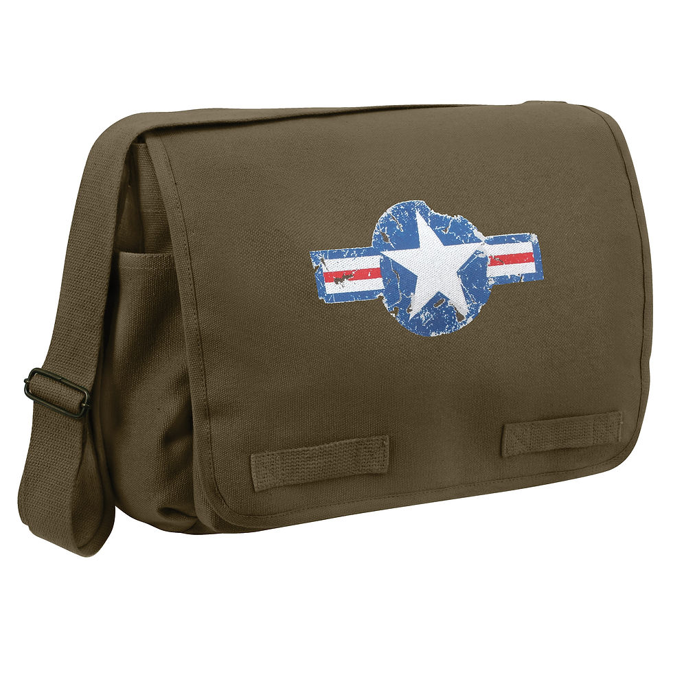 Thumbnail: Rothco Air Corps Heavyweight Classic Messenger Bag