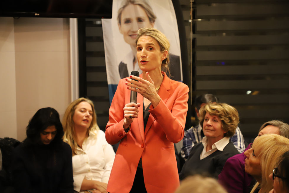 Une réunion publique électorale dans le cadre des élections municipales 2020.