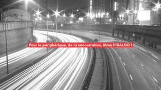 Pour le périphérique, de la concertation, Mme HIDALGO !