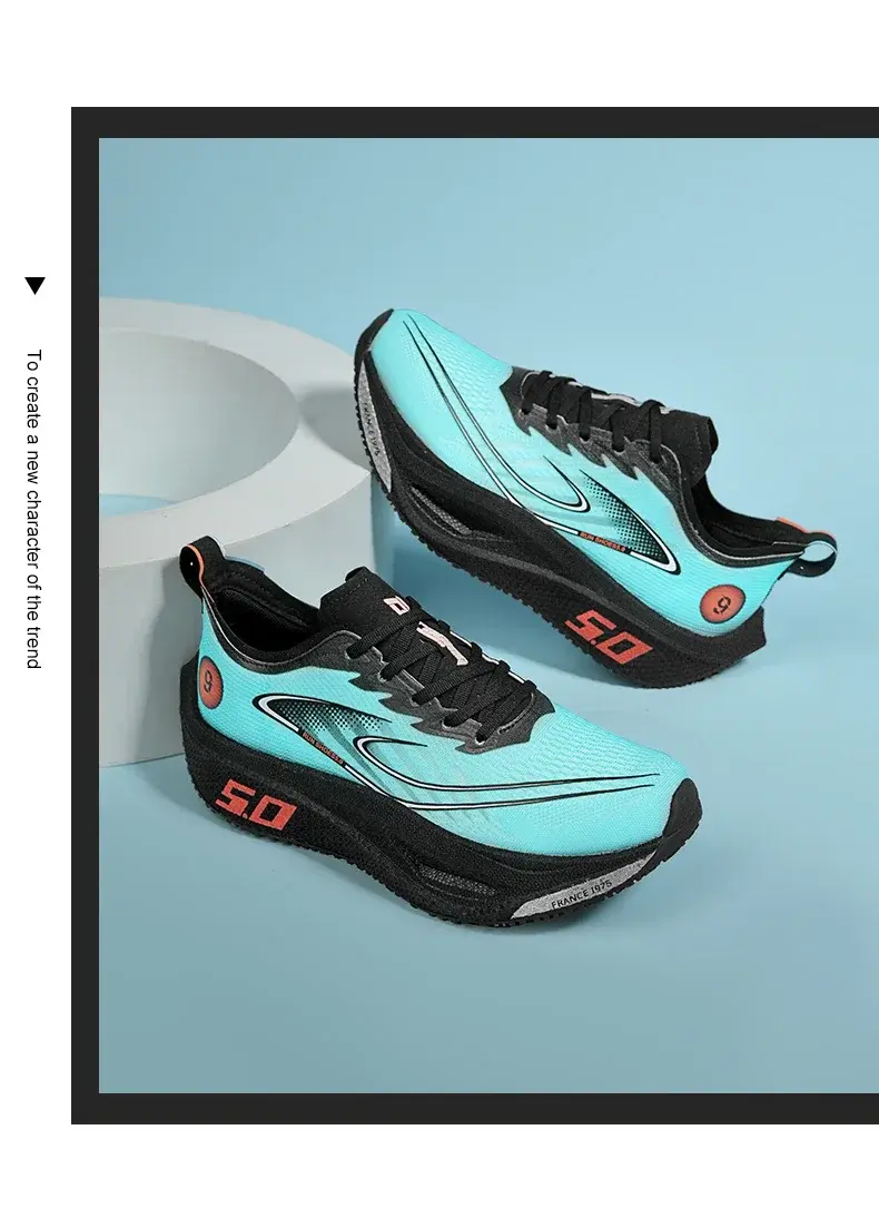 Thumbnail: Unisex Full Carbon Plate Running Shoes Professional Marathon Racing Lightwe