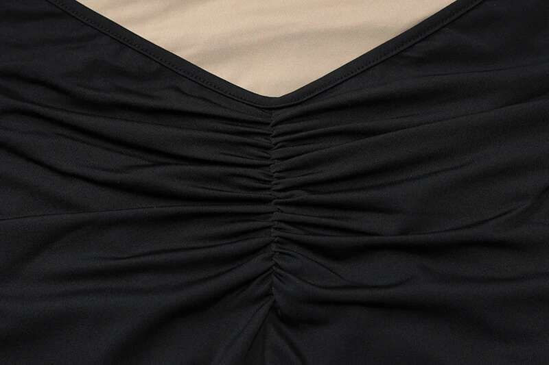 Thumbnail: Mozision Lace Halter Backless Sexy Maxi Dress For Women Black Off-shoulder Strap