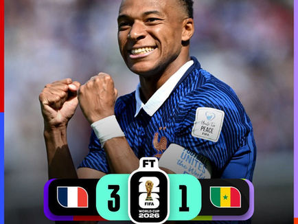 CDM 2026: La France tombeur du Sénégal, Kylian Mbappé historique avec les Bleus