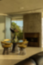 Pengilly House lounge fireplace