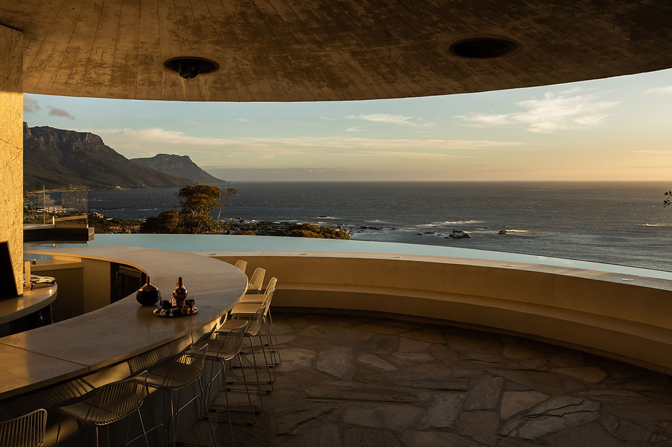 Pengilly House pool pavilion bar