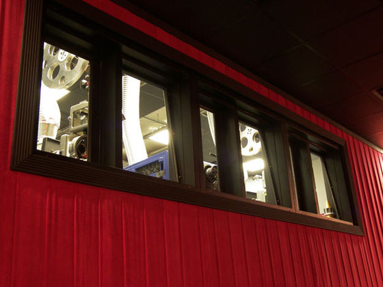 The transition from transparent projection to digital projection.