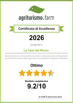 certificato_eccellenza 2026_agriturismo.png