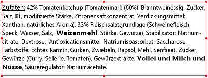 Etikettensoftware Beispieletikett