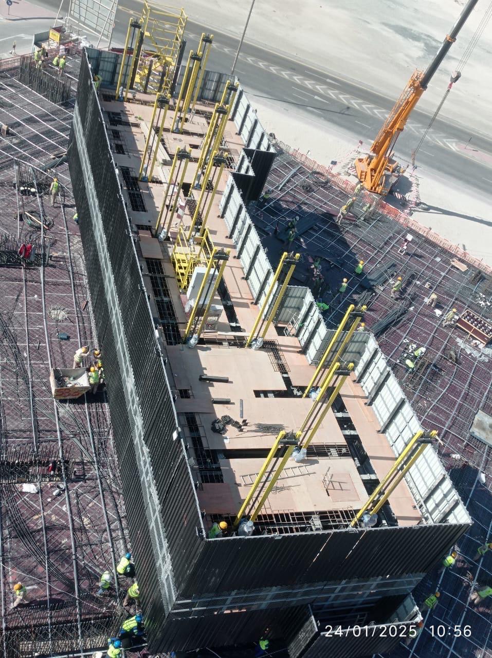 Nautica Tower A & B, Dubai, UAE — JumpForm on site