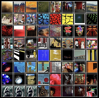 Mosaïque des photos exposées