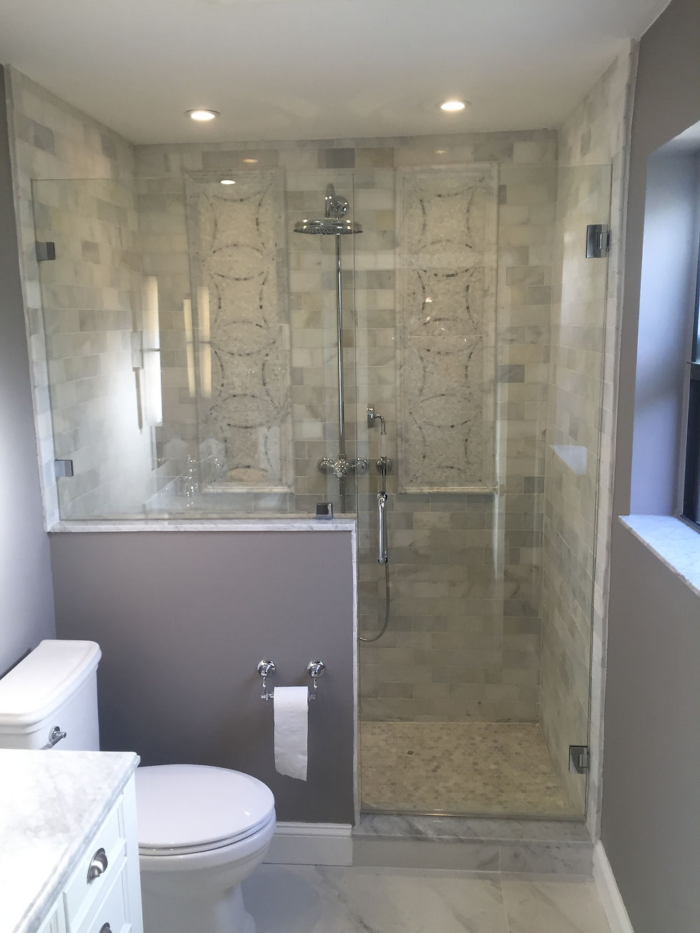 Frameless Door And Panel With Glass Clamps