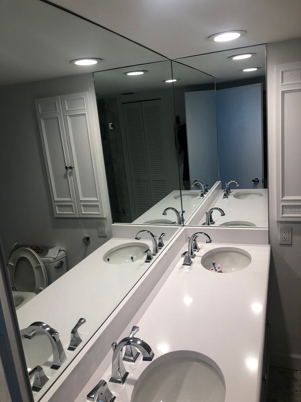 1/4 Mirror With Return