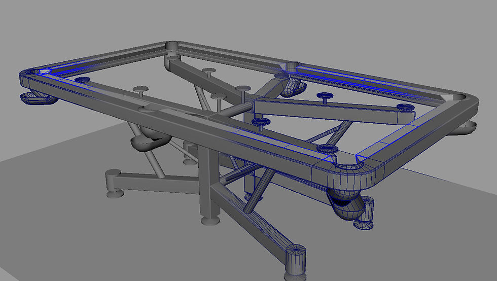 Glass Pool Table