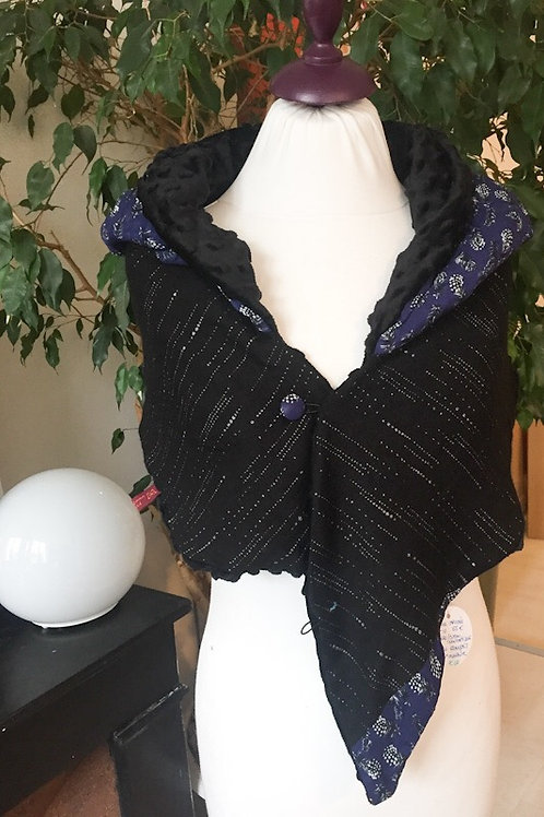 Etole Capuche Noire & Bleue