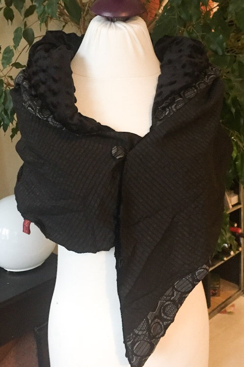 Etole Capuche Noire & Grise