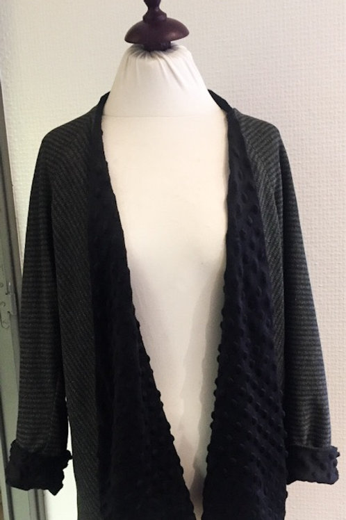 Veste 4 en 1 Grise & Noire