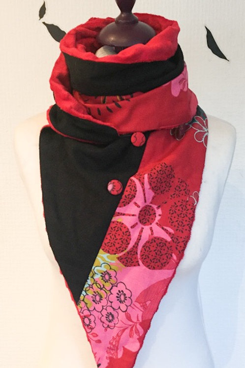 Etole/Echarpe Rouge & Noire