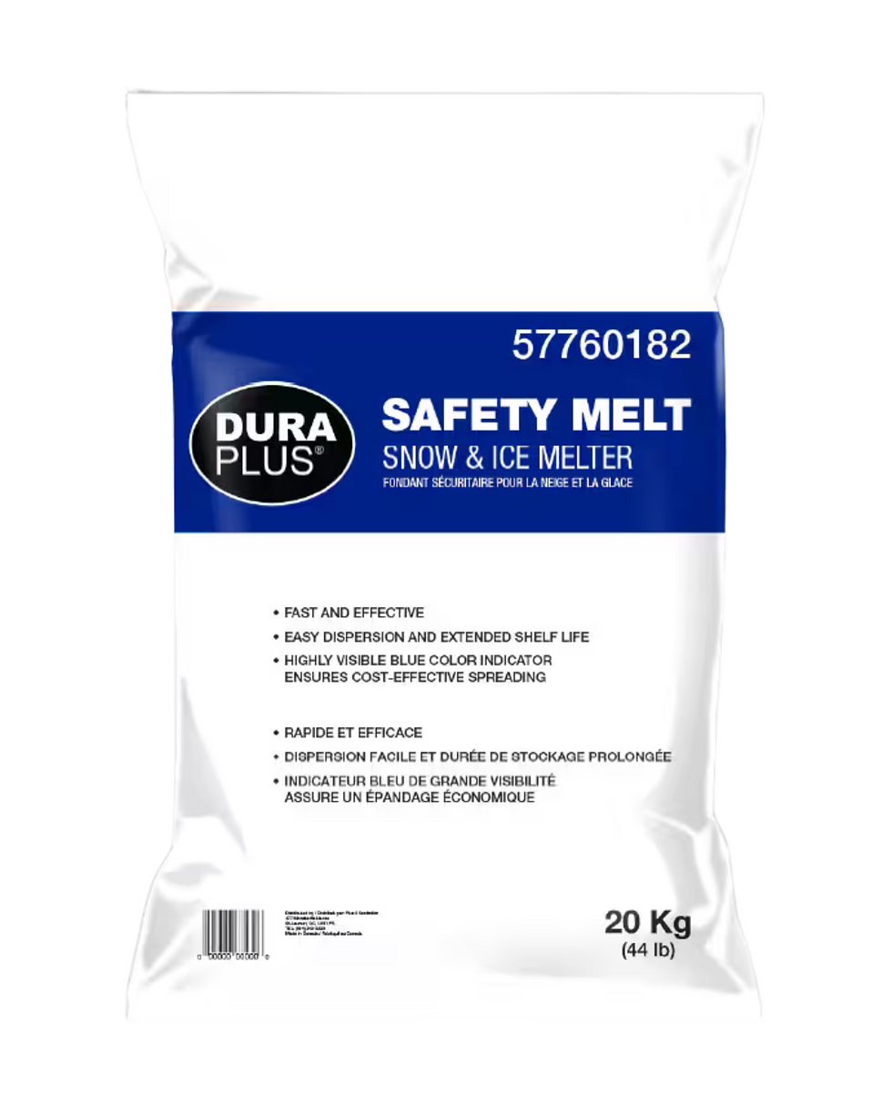 DURAPLUS20KG · Dura Plus Safety Melt – Snow & Ice Melter, 20 kg (Safe for Concrete, Pets,