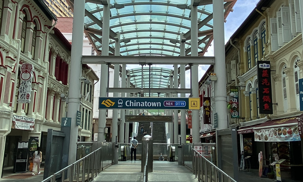 Chinatown MRT station entrance PropNex Shophouse Elites.