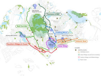 Identity Corridors map (Image credit: Urban Development Authority)