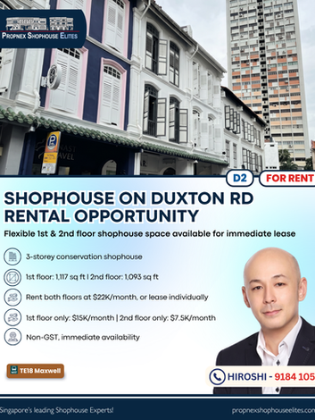 PropNex Shophouse Hot Listing