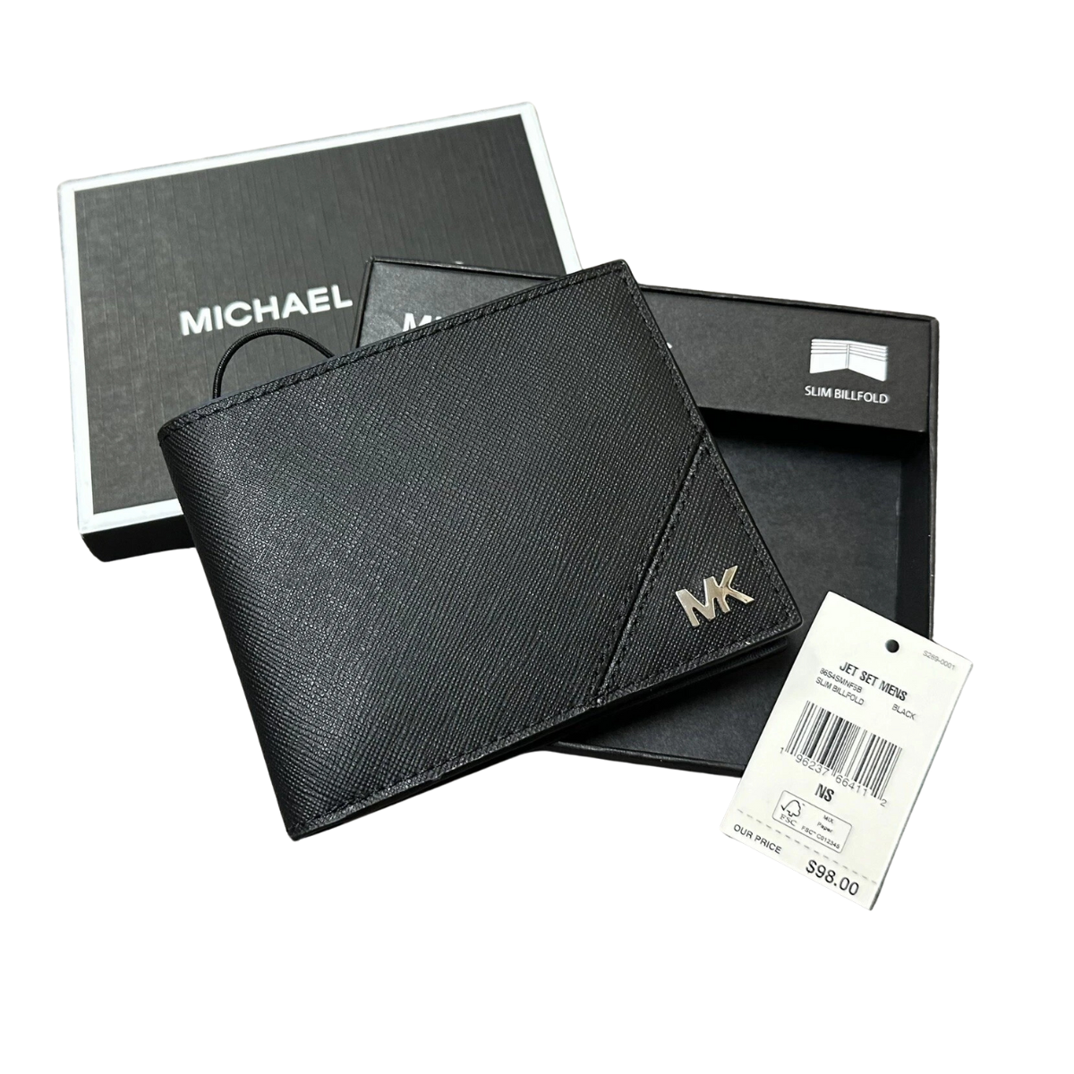 Billetera Michael Kors Hombre negra