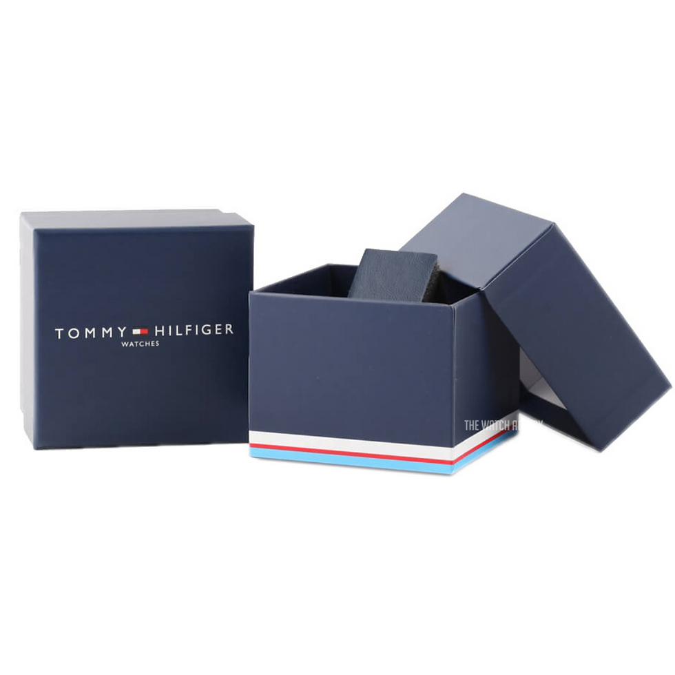 Miniatura: Reloj Tommy Hilfiger 1791448 Camel Plateado Negro