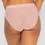 Thumbnail: Curvy Couture Sheer Mesh High Cut Brief - Blushing Rose