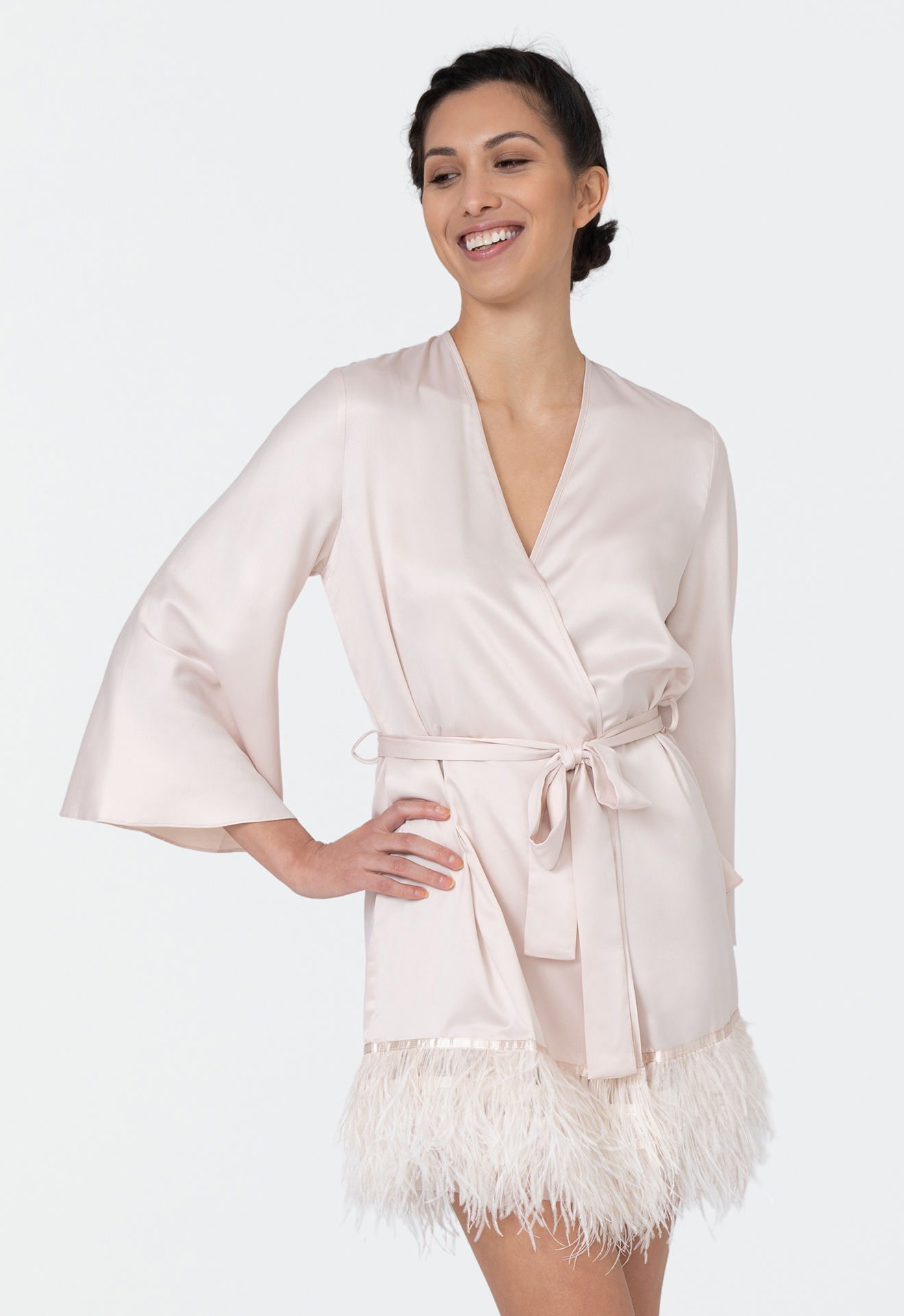 Rya Collection Swan Wrap - Champagne