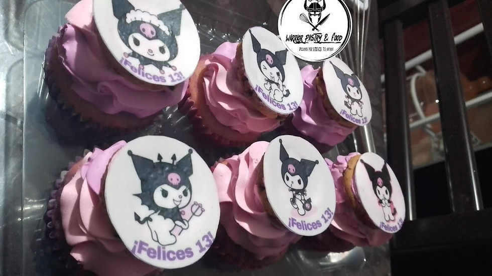 Miniatura: cupcakes de oblea comestible