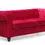 Thumbnail: CANAPÉ CHESTERFIELD VELOURS ROUGE