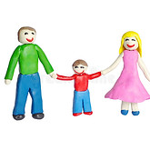 familia-sonriente-feliz-de-la-arcilla-38