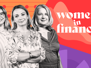 Monika Laušmanová, Monika Marečková a Yvona Tošnerová v podcastu Women in Finance