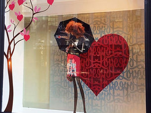 smart glass for a retail storefront