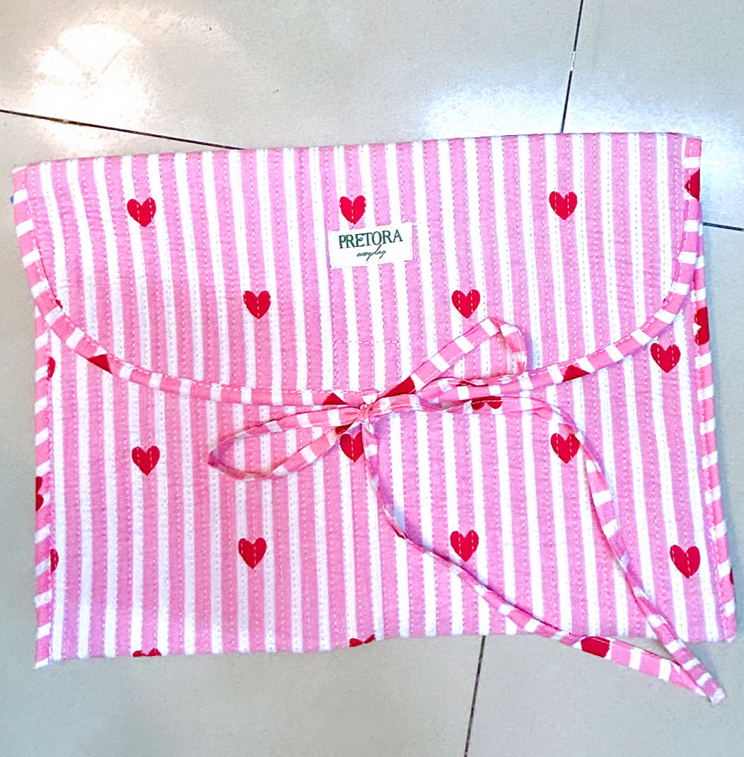 Pink Hearts Laptop Sleeve