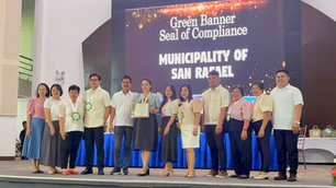 Bayan ng San Rafael, Nagkamit ng 'Green Banner Seal of Compliance' sa Nutrisyon