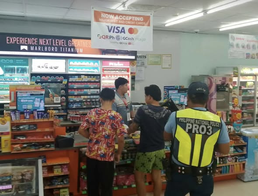PNP Angat, Binista ang 7-Eleven sa Sta. Cruz