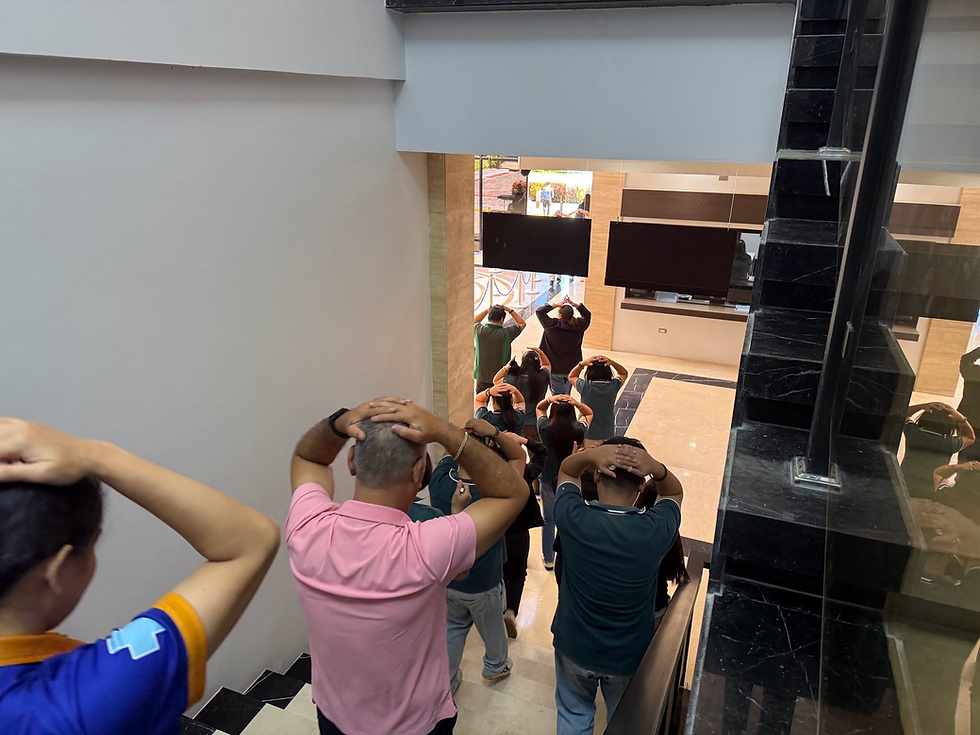 2nd Quarter Earthquake Drill, Matagumpay na Idinaos sa Bagong Munisipyo