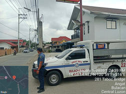 Police Visibility sa Brgy. Tabok, Pinaigting ng Angat PNP