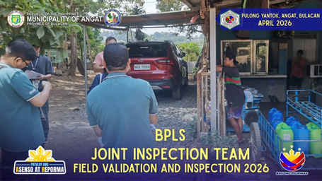 BPLO Angat, Pinangunahan ang Joint Inspection para sa Business Compliance