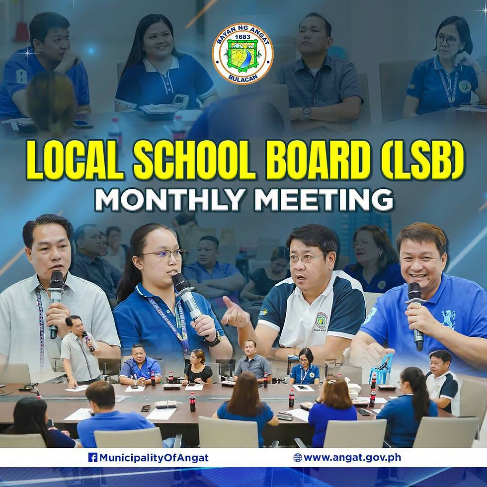 Local School Board ng Angat, Nagpulong para sa mga Proyekto at Programa sa Edukasyon