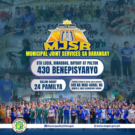 MJSB sa Angat: Higit 430 Residente, Nabigyan ng Libreng Serbisyong Medikal
