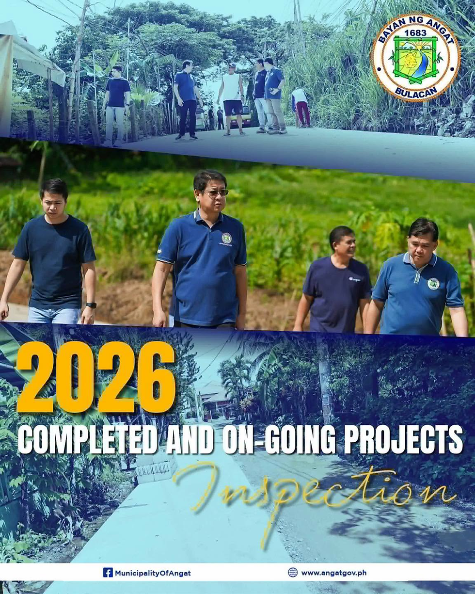 Pamahalaang Bayan, Nag-inspeksyon sa Milyon-Milyong Proyektong Pang-imprastraktura sa Angat