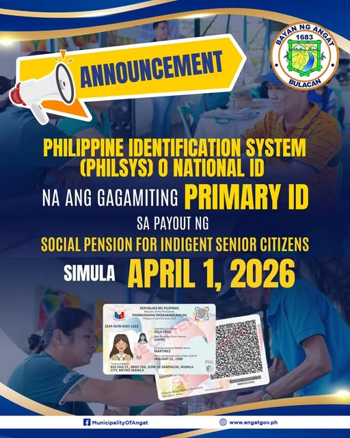 National ID, Gagamitin na sa Payout ng Social Pension Simula Abril 1