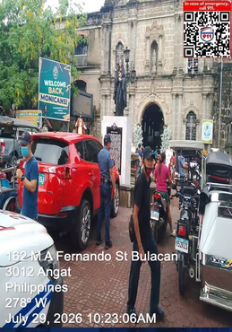 Church Visitation at Police Visibility sa Sta. Monica Parish Church, Isinagawa ng Angat MPS