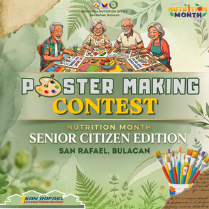 Poster Making Contest para sa mga Senior Citizen, Ilulunsad Ngayong Buwan ng Nutrisyon