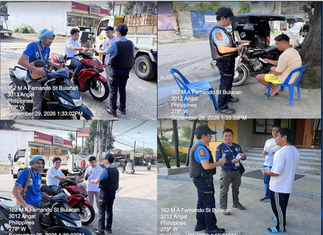 PNP Angat, Namahagi ng mga IEC Material ukol sa Crime Prevention sa Barangay San Roque