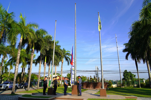 Tanggapan ng DILG at mga Kapitan, Pinangunahan ang Flag Raising Ceremony sa San Rafael
